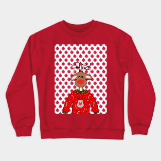 UGLY Christmas Sweater For Reinder Crewneck Sweatshirt